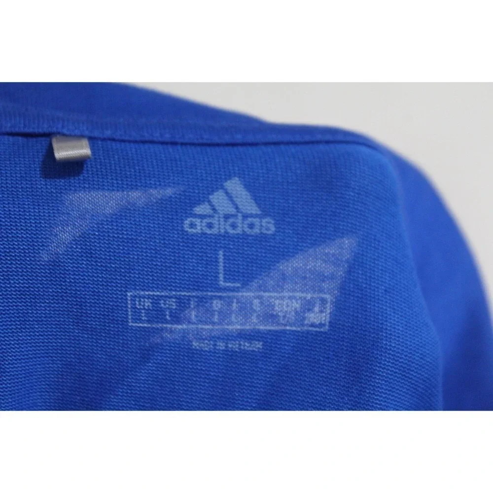 Adidas Women Blue Polo Shirt Indy Car Racing NTT Size Large